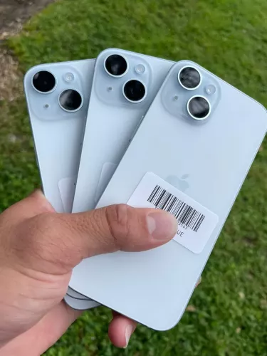 APPLE IPHONE 15-128GB BLUE UNLOCK 100% BATTERY